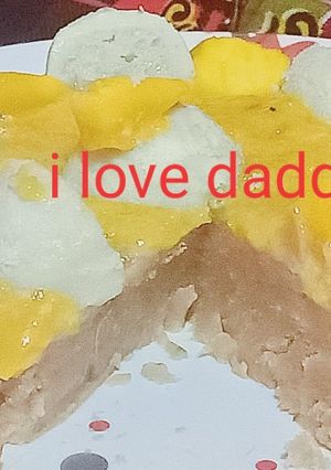 A picture of Mango cake.