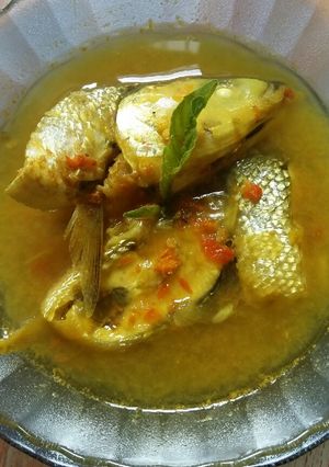 Foto resep Ikan bandeng bumbu kuning+tempoyak masakan khas kalbar