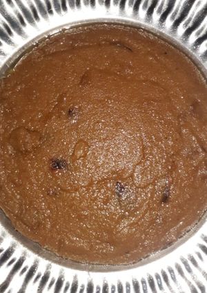 A picture of Sooji halwa.