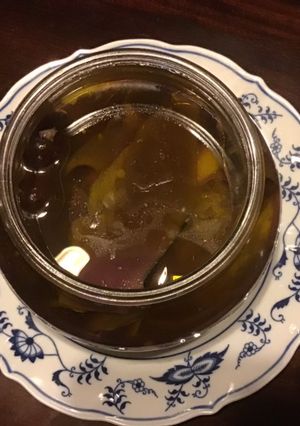 A picture of California Farm Eggplant Skin Pickles and Chutney.