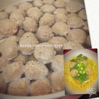 Resep Bakso Sapi Blender Kuah Oleh Theresia Linda Cookpad