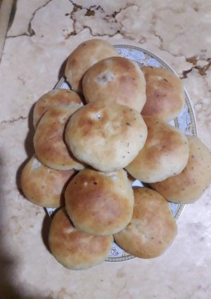 صورة لوصفة القرص الطريه والناعمه بالجبنه البراميلي