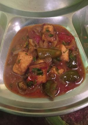 कड़ाई पनीर (kadai paneer recipe in Hindi) रेसिपी मुख्य फोटो