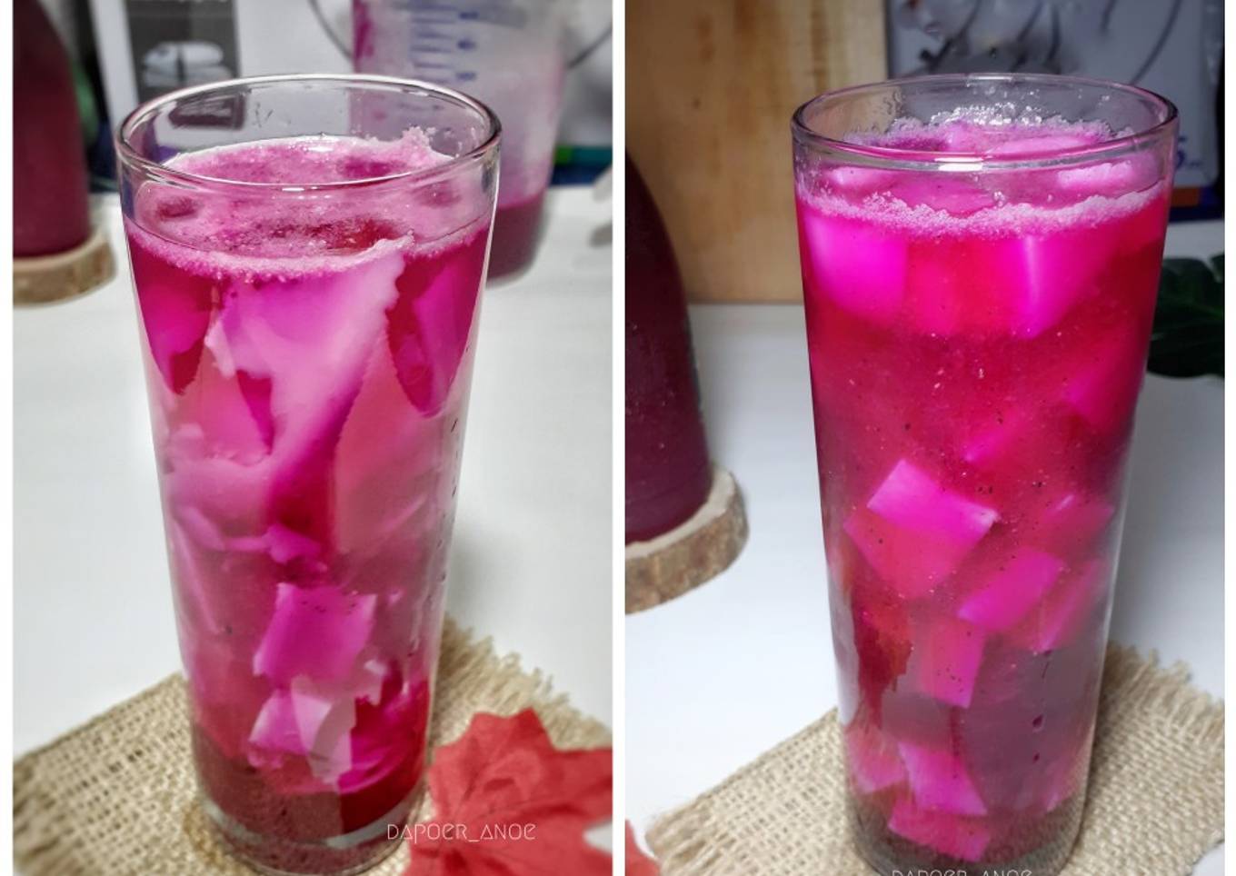 #225 Es Sirup Buah Naga