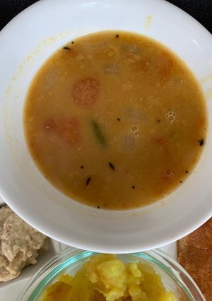 સંભાર (Sambhar Recipe In Gujarati) રેસીપી મુખ્ય ફોટો