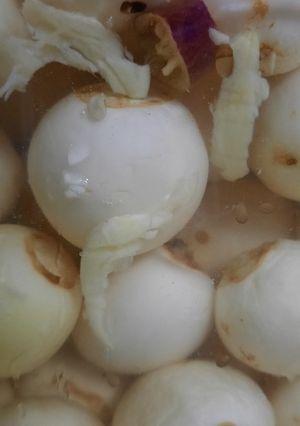 Hình của món Cà pháo muối chua.