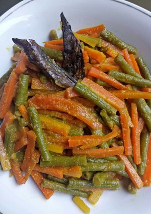 Foto resep Tumis Wortel Kacang Panjang Bumbu Kuning