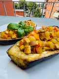 Melanzane ripiene vegane