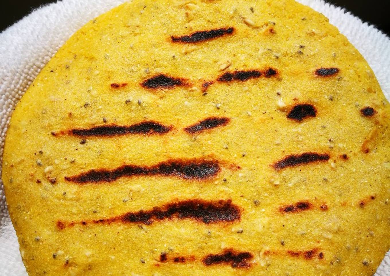 Arepas de harina de maíz con Chía y Avena!