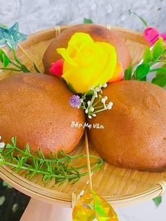 Hình của món Bánh papparoti nhân phô mai con bò cười.
