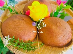 Hình của món Bánh papparoti nhân phô mai con bò cười.