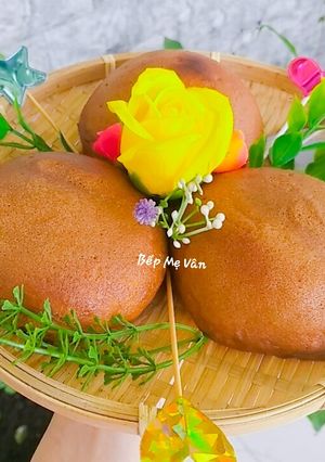 Hình của món Bánh papparoti nhân phô mai con bò cười.