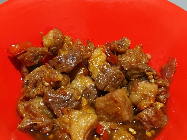 Cara Gampang Menyiapkan Resep #9 Oseng Mercon Tetelan yang Menggugah Selera