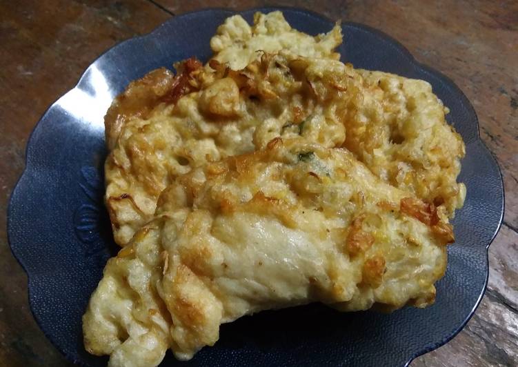 Bakwan lembut putih telor