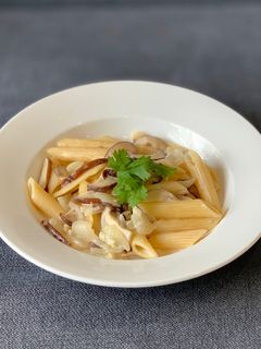 Hình của món Mì pasta sốt kem nấm.