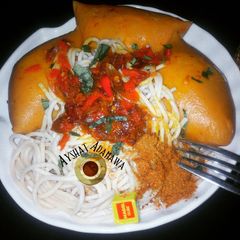 A picture of Palm oil sauce.