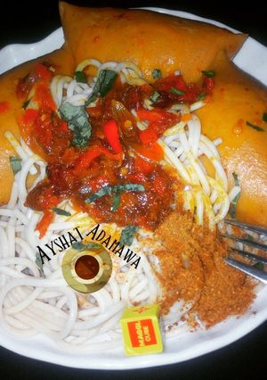 A picture of Palm oil sauce.