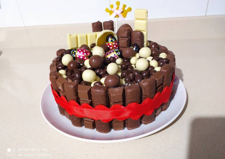 Tarta de chocolatinas