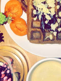 صورة لوصفة وافل الصحة 🎶😍