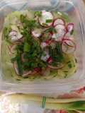 Friss saláta🫜🥒🫑🌿🥗 Újhagymás 🫜🥒 Piros retekkel🫜 -Uborka 🥒saláta🌿🫜