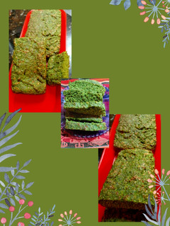 Una foto de Budín integral de espinacas y zanahorias