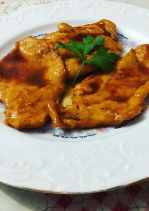 Una foto de Filete de pollo en salsa teriyaki