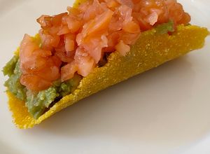 Foto di Tacos di salmone e avocado