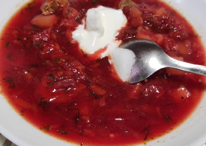 Борщ Из Квашеной Капусты Фото Рецепт
