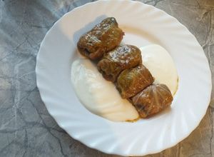 O poză a rețetei Sarmale cu carne de curcan.