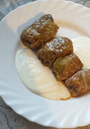 O poză a rețetei Sarmale cu carne de curcan.