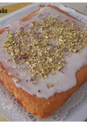Una foto de Brownie de limón