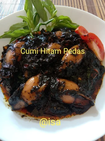 Cara Mudah Membuat Resep #53 Cumi Hitam Pedas yang Lezat Anti Ribet, Mantap Sekali