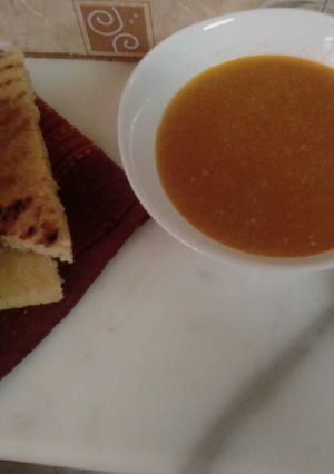 صورة لوصفة شوربة فريك (جاري)