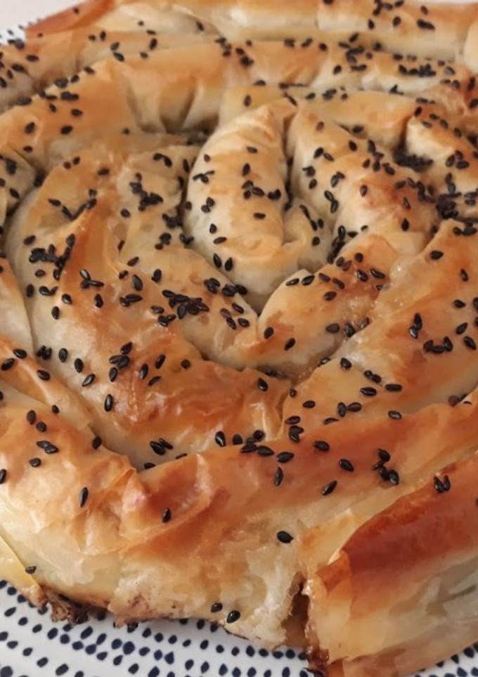 Una foto de Spanakopita o Pastel de espinacas