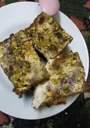 صورة لوصفة كيكة نسكافيه بسيطة