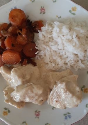 Une photo de Poulet au Curry