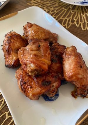 A picture of Teriyaki grilled chicken - marinate for 5 mins and and oven will do the rest!🍗.