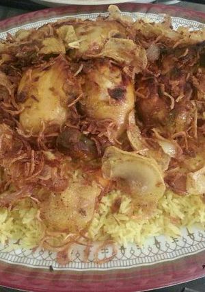 صورة لوصفة كبسة دجاج