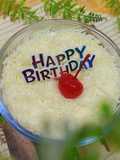 Sponge Cake Vla Keju (Dessert Bowl)