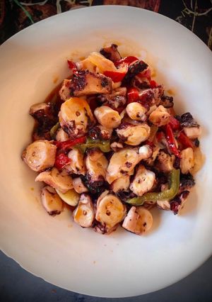 Una foto de Pulpo a la mugardesa