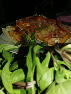 Una foto de Pizza