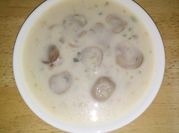 Gambar creamy mushroom soup