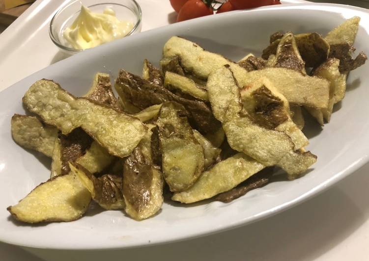 Bucce di patate Fritte #piattodiriciclo