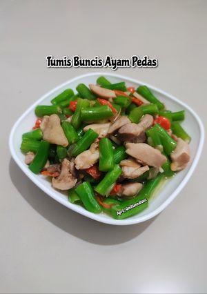 Foto resep Tumis Buncis Ayam Pedas