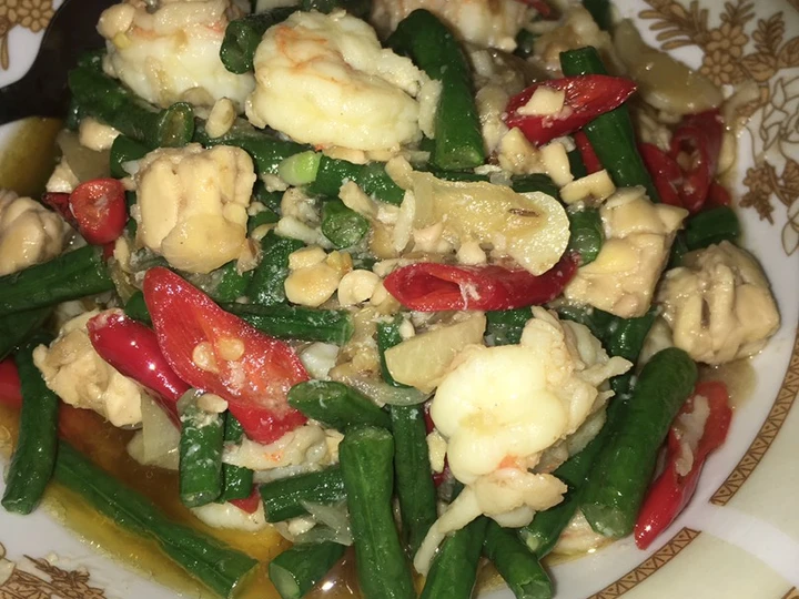 Langkah Gampang Membuat Resep Tumis kacang panjang, tempe &amp;amp; udang yang  Bikin Ketagihan Anti Ribet, Lezat