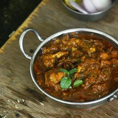 A picture of Mutton curry.