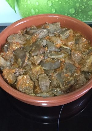 Una foto de Cazuela de ternera y setas