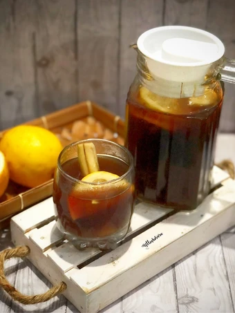 Cara Mudah Membikin Resep 428. Lemon Tea with Ginger &amp; Lemongrass (Anti Peradangan) #OlahanTeh yang Sempurna Anti Ribet, Mantap Sekali