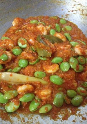 Foto resep Udang sambel pete