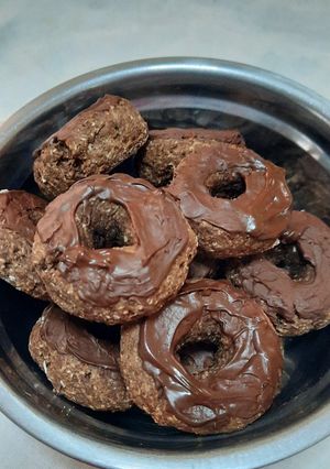Una foto de Rosquillas de chocolate 🍩🍫